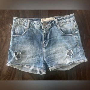 Zara bermuda Denim Blue Women's Shorts| size 4